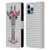 Monika Strigel Flower Giraffe And Stripes Grey Leather Book Wallet Case Cover For Apple iPhone 13 Pro Max