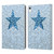 Monika Strigel Glitter Star Pastel Rainy Blue Leather Book Wallet Case Cover For Apple iPad 10.9 (2022)