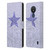 Monika Strigel Glitter Star Pastel Lilac Leather Book Wallet Case Cover For Nokia C21