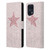 Monika Strigel Glitter Star Pastel Rose Pink Leather Book Wallet Case Cover For OPPO Find X5