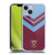 West Ham United FC Crest Graphics Arrowhead Lines Soft Gel Case for Apple iPhone 14