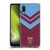West Ham United FC Crest Graphics Arrowhead Lines Soft Gel Case for Samsung Galaxy A02/M02 (2021)