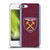 West Ham United FC 2023/24 Crest Kit Home Soft Gel Case for Apple iPhone 5 / 5s / iPhone SE 2016