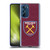 West Ham United FC 2023/24 Crest Kit Home Soft Gel Case for Motorola Edge 30