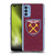 West Ham United FC 2023/24 Crest Kit Home Soft Gel Case for OPPO Reno 4 5G