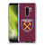 West Ham United FC 2023/24 Crest Kit Home Soft Gel Case for Samsung Galaxy S9+ / S9 Plus
