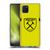 West Ham United FC 2023/24 Crest Kit Away Goalkeeper Soft Gel Case for Samsung Galaxy Note10 Lite