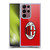 AC Milan Crest Full Colour Red Soft Gel Case for Samsung Galaxy S22 Ultra 5G