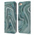 LebensArt Geo Liquid Marble Sea Foam Green Leather Book Wallet Case Cover For Apple iPhone 6 / iPhone 6s