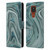 LebensArt Geo Liquid Marble Sea Foam Green Leather Book Wallet Case Cover For Motorola Moto E7 Plus