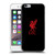 Liverpool Football Club Liver Bird Red Logo On Black Soft Gel Case for Apple iPhone 6 / iPhone 6s