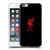 Liverpool Football Club Liver Bird Red Logo On Black Soft Gel Case for Apple iPhone 6 Plus / iPhone 6s Plus