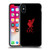 Liverpool Football Club Liver Bird Red Logo On Black Soft Gel Case for Apple iPhone X / iPhone XS