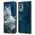 Anthony Christou Fantasy Art White Wolf Leather Book Wallet Case Cover For Nokia X30