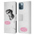 Chloe Moriondo Graphics Portrait Leather Book Wallet Case Cover For Apple iPhone 12 / iPhone 12 Pro
