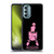 Chloe Moriondo Graphics Pink Soft Gel Case for Motorola Moto G Stylus 5G (2022)