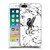 Liverpool Football Club Marble Black Liver Bird Soft Gel Case for Apple iPhone 7 Plus / iPhone 8 Plus