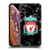Liverpool Football Club Marble Black Crest Soft Gel Case for Apple iPhone XS Max