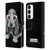 P.D. Moreno Black And White Dogs Basset Hound Leather Book Wallet Case Cover For Samsung Galaxy S23 5G