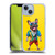 P.D. Moreno Furry Fun Artwork French Bulldog Tie Die Soft Gel Case for Apple iPhone 14