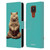P.D. Moreno Furry Fun Artwork Sitting Cat Leather Book Wallet Case Cover For Motorola Moto E7 Plus