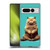P.D. Moreno Furry Fun Artwork Sitting Cat Soft Gel Case for Google Pixel 7 Pro