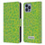 P.D. Moreno Patterns Lime Green Leather Book Wallet Case Cover For Apple iPhone 14