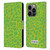 P.D. Moreno Patterns Lime Green Leather Book Wallet Case Cover For Apple iPhone 14 Pro