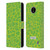 P.D. Moreno Patterns Lime Green Leather Book Wallet Case Cover For Nokia C10 / C20