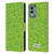 P.D. Moreno Patterns Lime Green Leather Book Wallet Case Cover For Nokia X30