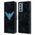 Batman DC Comics Nightwing Logo Grunge Leather Book Wallet Case Cover For Motorola Moto G Stylus 5G (2022)