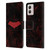 Batman DC Comics Red Hood Logo Grunge Leather Book Wallet Case Cover For Motorola Moto G53 5G
