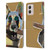 Michel Keck Dogs 3 German Shepherd Leather Book Wallet Case Cover For Motorola Moto G53 5G