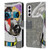 Michel Keck Dogs 3 Greyhound Leather Book Wallet Case Cover For Samsung Galaxy S21 5G