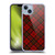 PLdesign Christmas Red Tartan Soft Gel Case for Apple iPhone 14 Plus