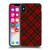 PLdesign Christmas Red Tartan Soft Gel Case for Apple iPhone X / iPhone XS