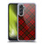 PLdesign Christmas Red Tartan Soft Gel Case for Samsung Galaxy A54 5G