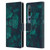 PLdesign Flowers And Leaves Dark Emerald Green Ivy Leather Book Wallet Case Cover For Xiaomi Mi 10 5G / Mi 10 Pro 5G