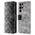 PLdesign Geometric Grayscale Triangle Leather Book Wallet Case Cover For Samsung Galaxy S22 Ultra 5G