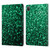 PLdesign Glitter Sparkles Emerald Green Leather Book Wallet Case Cover For Apple iPad Pro 11 2020 / 2021 / 2022