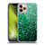 PLdesign Glitter Sparkles Emerald Green Soft Gel Case for Apple iPhone 11 Pro