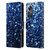 PLdesign Glitter Sparkles Dark Blue Leather Book Wallet Case Cover For Xiaomi 12 Pro