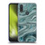 LebensArt Geo Liquid Marble Sea Foam Green Soft Gel Case for Motorola Moto E6s (2020)