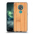 PLdesign Wood And Rust Prints Light Brown Bamboo Soft Gel Case for Nokia 6.2 / 7.2