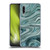 LebensArt Geo Liquid Marble Sea Foam Green Soft Gel Case for Samsung Galaxy A90 5G (2019)