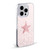 Monika Strigel Glitter Star Pastel Rose Pink Soft Gel Case for Apple iPhone 14 Plus & MagSafe
