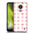 Cat Coquillette Linear Pink Evil Eyes Soft Gel Case for Nokia C21