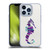 Cat Coquillette Sea Seahorse Purple Soft Gel Case for Apple iPhone 13 Pro