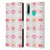 Cat Coquillette Linear Pink Evil Eyes Leather Book Wallet Case Cover For Huawei P40 lite E