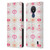 Cat Coquillette Linear Pink Evil Eyes Leather Book Wallet Case Cover For Nokia C21